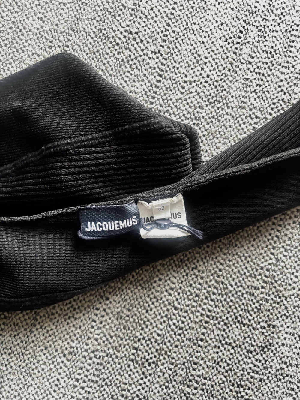Jacquemus Black Ribbed Bodysuit - Picture 4 of 7